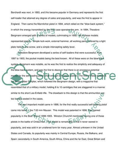 Automatic Principle for Pistols