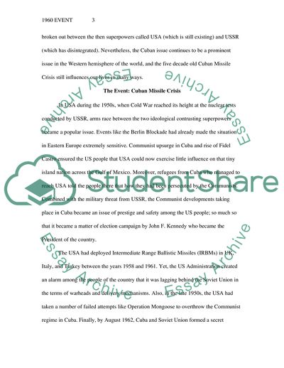 Uniqueness of 1960s Decade