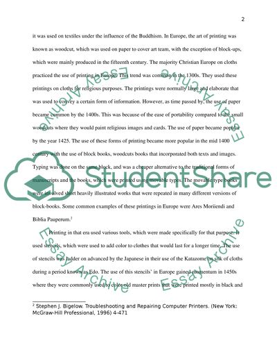 History of Printing Press and its Current Usage