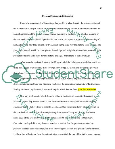 Why I Want to Become a Successful Lawyer