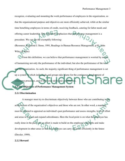 Different Approaches to Performance Management