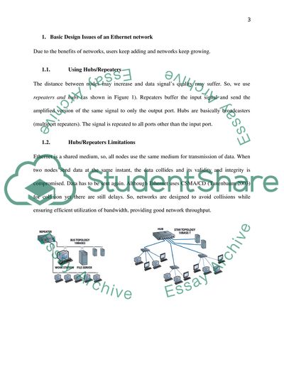Basic Design Issues of an Ethernet Network