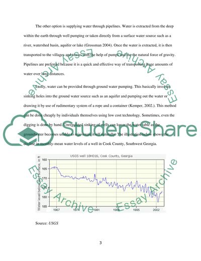Techniques for Providing Fresh Water to Arid Regions