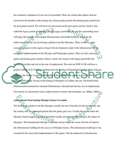 Achievements of Sustainability in Olympic Games 2012