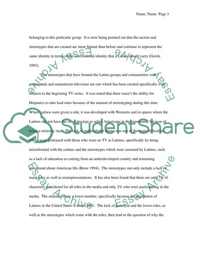 Barriers and Boundaries of Latinos: Media Representations and Stereotypes