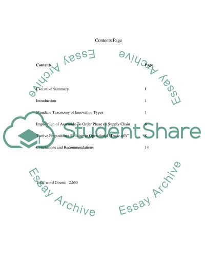 Operational Management Contexts