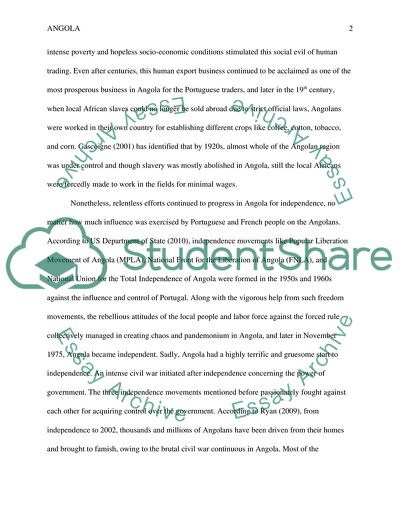 The Republic of Angola