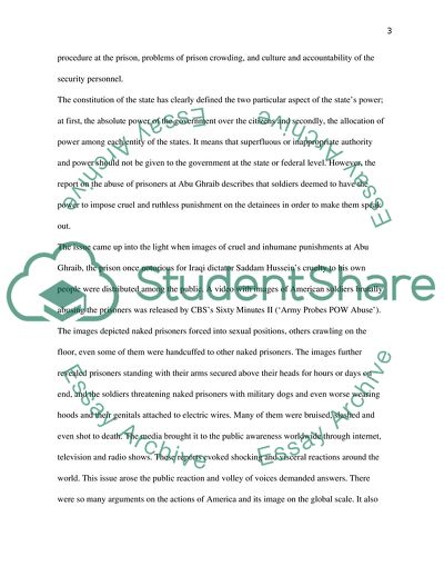 Donald Rumsfeld and Prisoner Abuse at Abu Ghraib