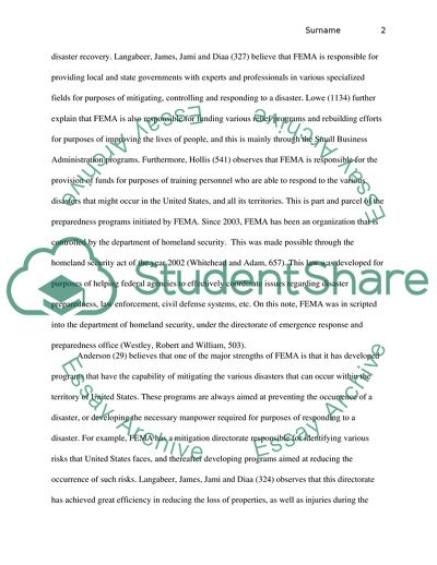 United States Federal Agency under the Control of the Department of Homeland Security