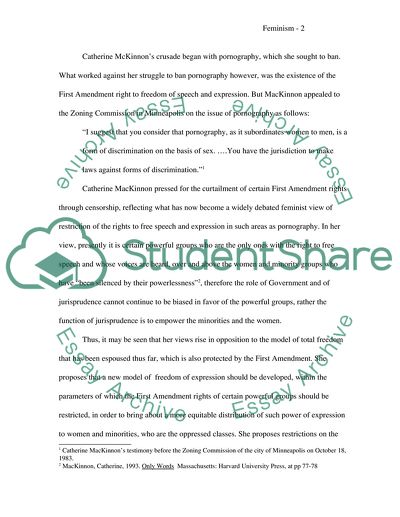 Feminism in Jurisprudence