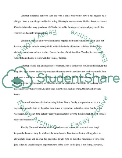 Point-by-point method: Comparison of two dissimilar friends