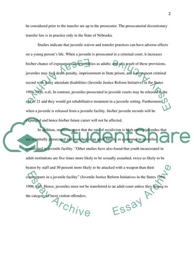 Juvenile and Adult Courts: A Comparative Analysis