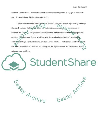 The Aim of Marketing Communication