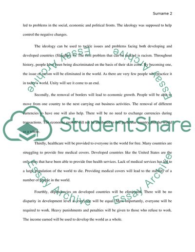 The Ideology of the New World Order