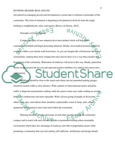 Real Estate Evaluation Paper: