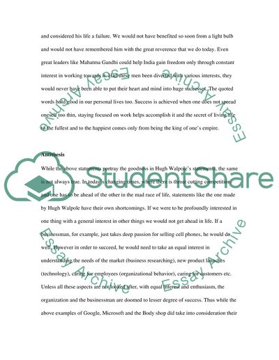 What is the Whole Secret of Life