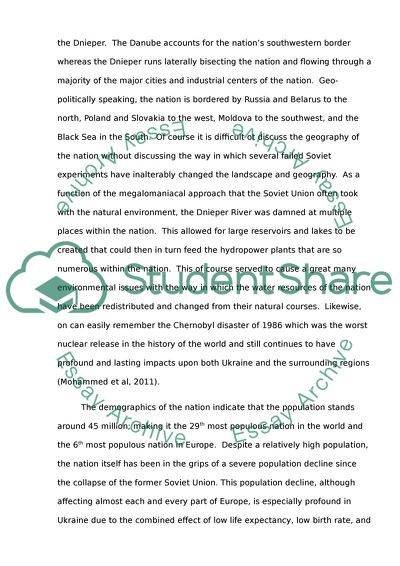 The Former Soviet Satellite of Ukraine