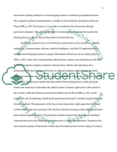 Second Language Acquisition