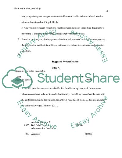 Finance and Accounting Issues