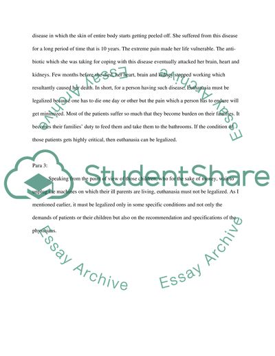 Euthanasia: Religious Standpoint and Personal Life Experience