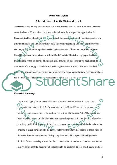 Giving Permission to Euthanasia