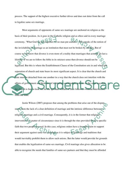 Gay Marriage Support