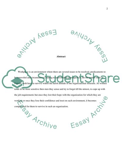 Key Issues Facing Gender in the Workplace