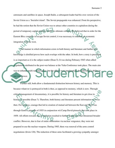 The cold war (1945 - 1991)