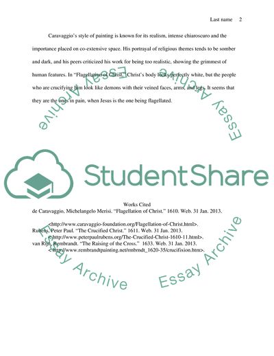 The Crucifixion: Paintings from Rembrandt, Caravaggio, and Rubens