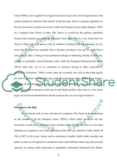 Relevant Primary and Secondary Legislation