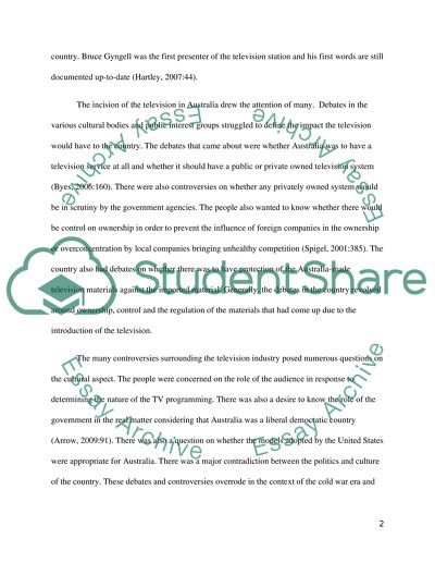 Television Development in Australia