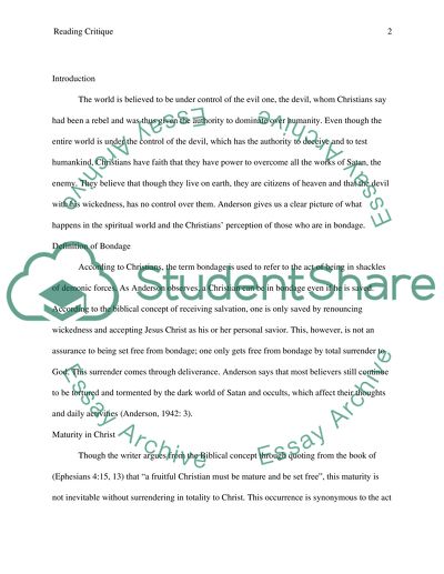 The Bondage Breaker by Neil Anderson