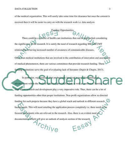 Data Collection Techniques and Funding Opportunities