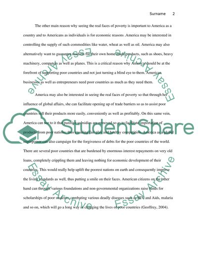 Changing the Real Faces of Poverty