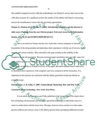 Annotated Bibliography-Terence