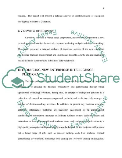 Business Systems and Process, Operations Management by Carrefour