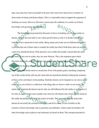 Pholosophy Questions