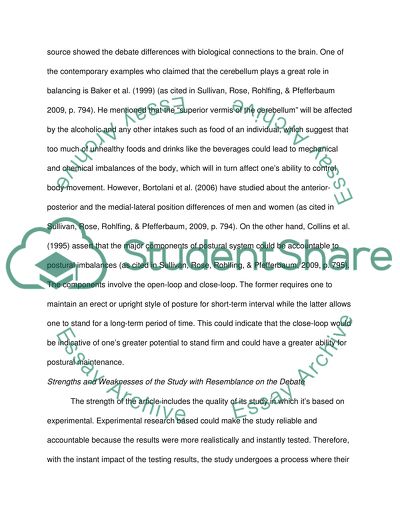 Postural Image Controversy