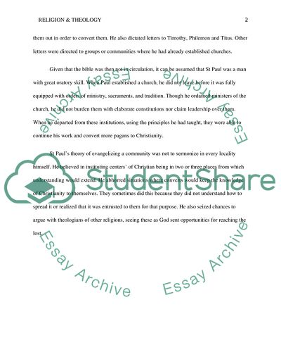 Religion and Theology: How Did Paul Universalize Christ