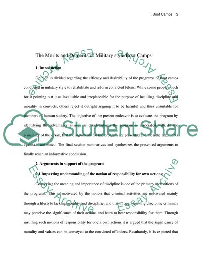 Advantages and Disadvantages of Juvenile Boot Camps