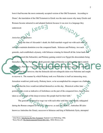 The Intertestamental Period