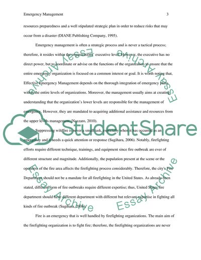 Key Features of Emergency Management