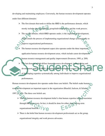 Importance of Human Resource Development