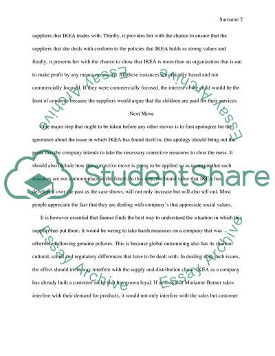 Business Ethics-What Should Barner do