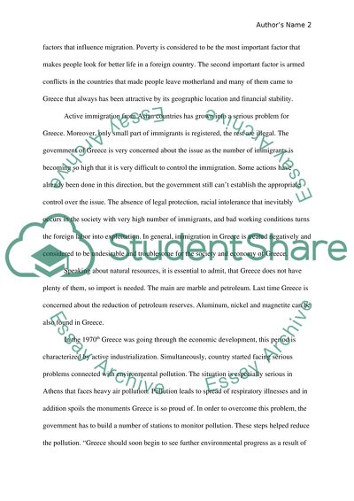 Greece: Country with a Long History