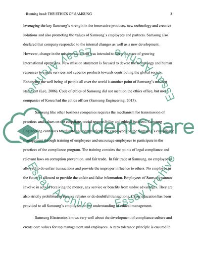 The Ethics of Samsung