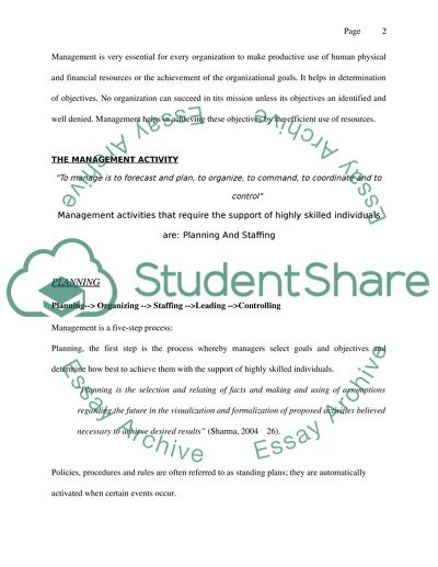 Management Theory And Practice