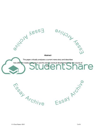 Media related report