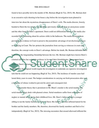 The Jinx: The Societys Accepted Norms That Govern A Persons Behavior