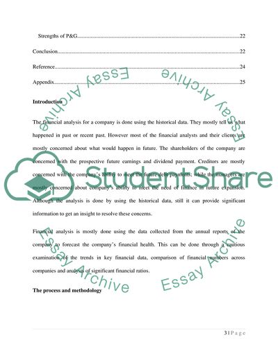 Unilever PLC and P&G Financial Comparison